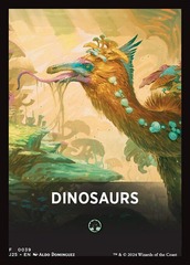 Dinosaurs Theme Card